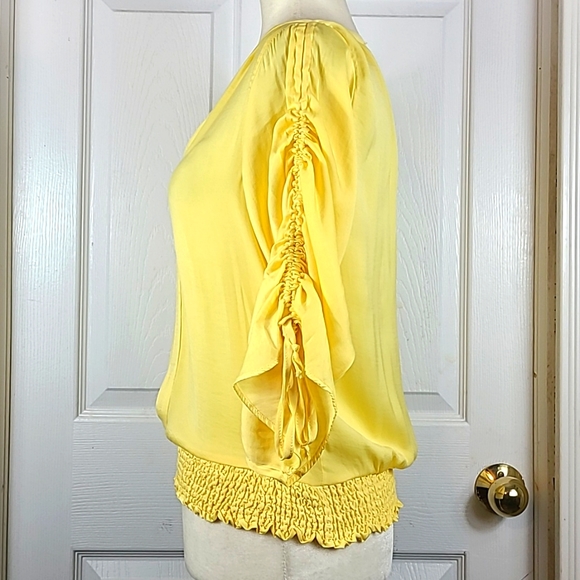 Philosophy Smocked and Rushed Blouse - Picture 6 of 11